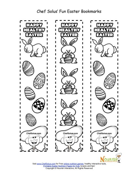 Christmas 13+ Free Printable Easter Bookmarks To Color (Free Printables)