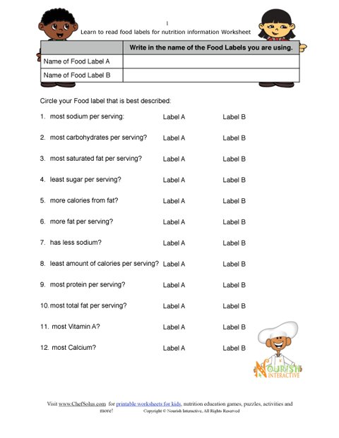 full-free-nutrition-label-worksheets