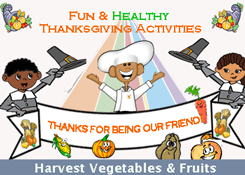 printable healthy thanksgiving fun pages for kids