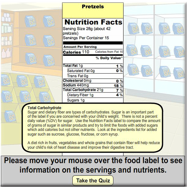 food label tutorial learn to read food labels for parents